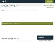 Tablet Screenshot of land-law.co.uk